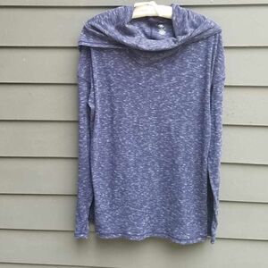 Gaiam Blue Knit Yoga Hoodie size XL
